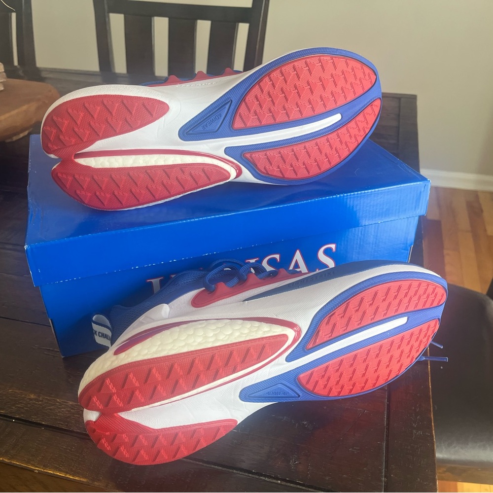 adidas Kansas Jayhawks Alpha Boost Shoes sneakers - Picture 2 of 5
